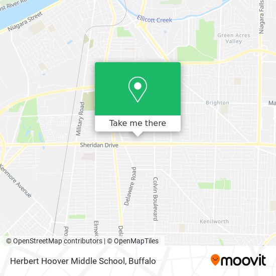 Herbert Hoover Middle School map