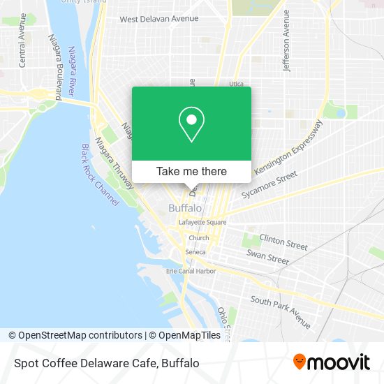 Spot Coffee Delaware Cafe map