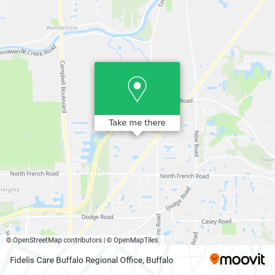 Fidelis Care Buffalo Regional Office map