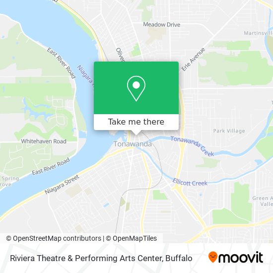 Mapa de Riviera Theatre & Performing Arts Center