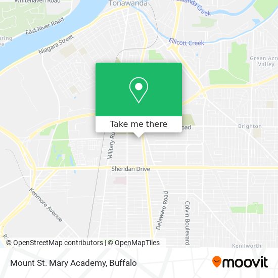 Mount St. Mary Academy map