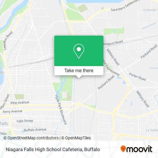 Mapa de Niagara Falls High School Cafeteria