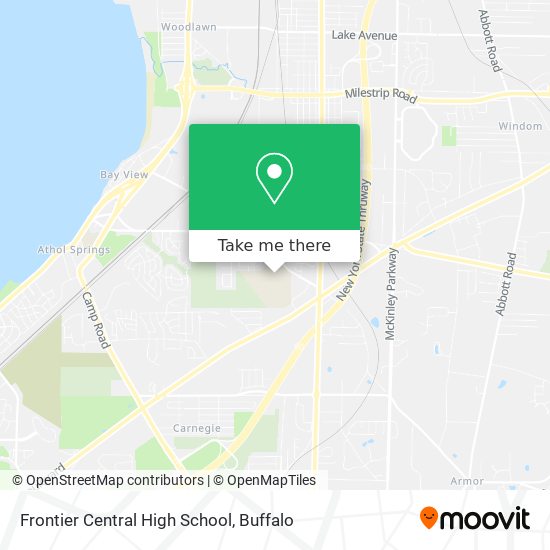 Frontier Central High School map