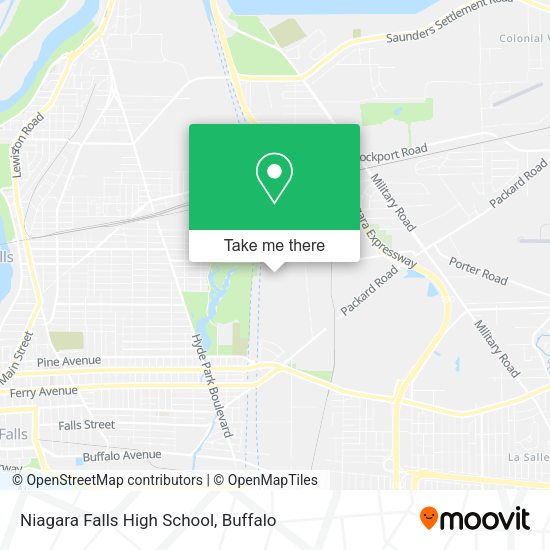 Niagara Falls High School map