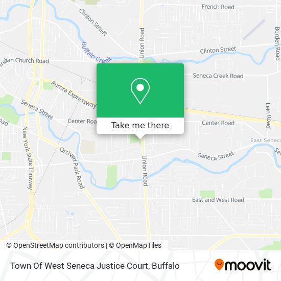 Mapa de Town Of West Seneca Justice Court