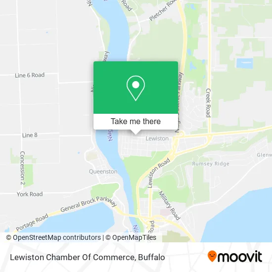 Lewiston Chamber Of Commerce map