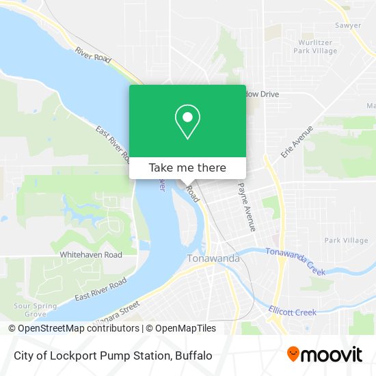 City of Lockport Pump Station map
