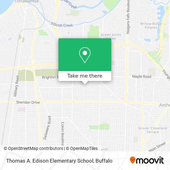 Thomas A. Edison Elementary School map