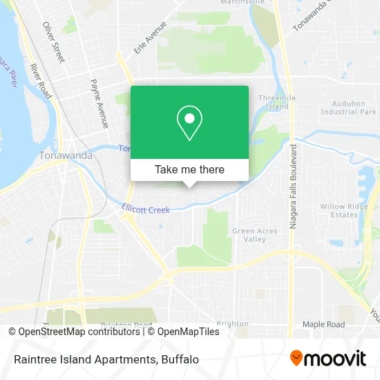 Raintree Island Apartments map