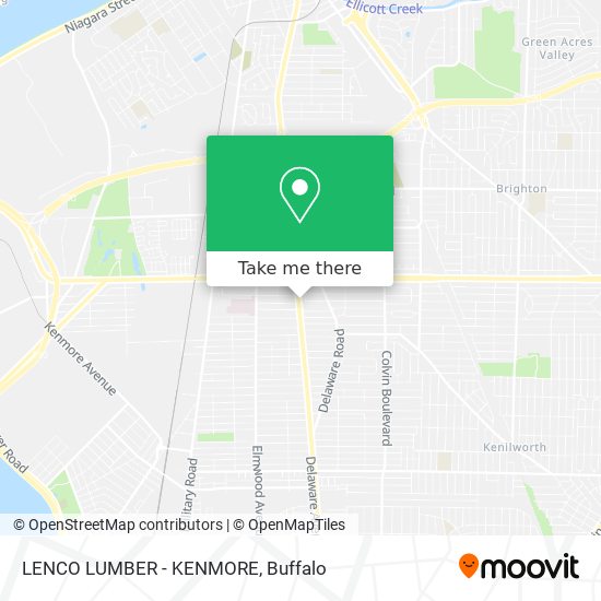 LENCO LUMBER - KENMORE map