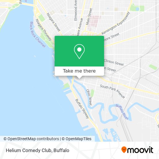 Helium Comedy Club map