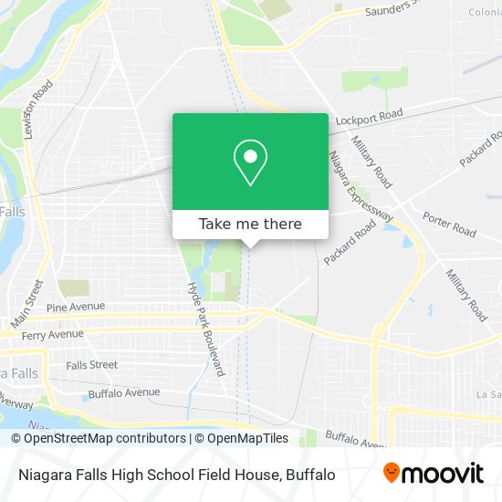 Mapa de Niagara Falls High School Field House