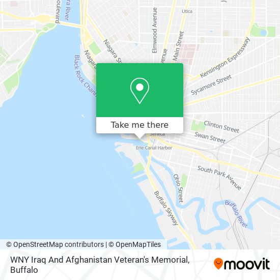 WNY Iraq And Afghanistan Veteran's Memorial map