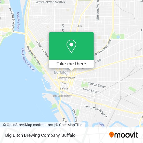 Big Ditch Brewing Company map