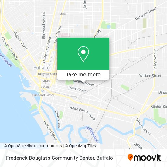 Frederick Douglass Community Center map