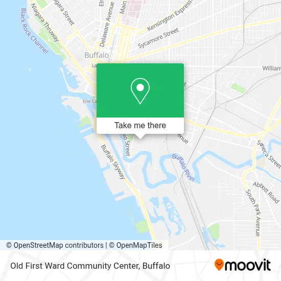Old First Ward Community Center map
