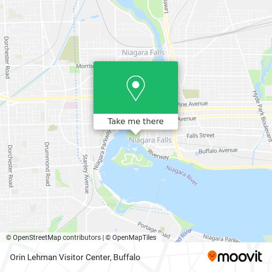 Orin Lehman Visitor Center map