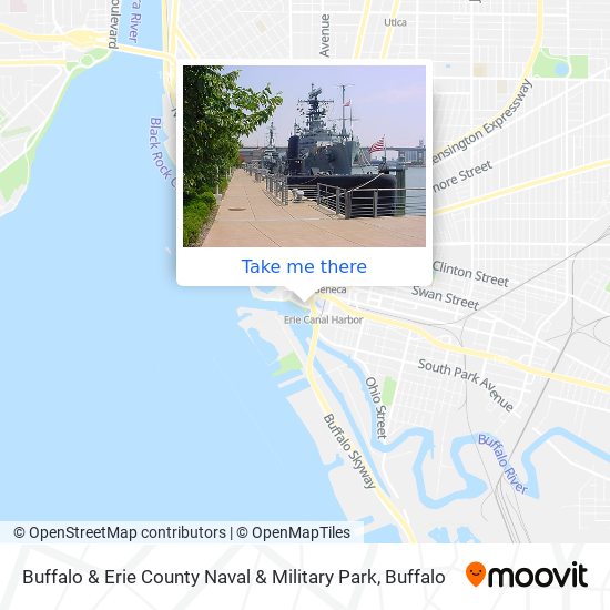 Buffalo & Erie County Naval & Military Park map