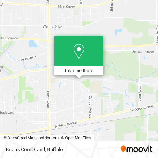 Brian's Corn Stand map