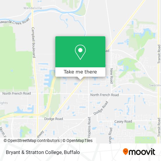 Bryant & Stratton College map