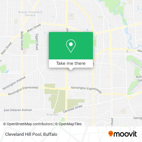 Mapa de Cleveland Hill Pool