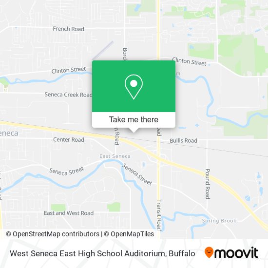 Mapa de West Seneca East High School Auditorium