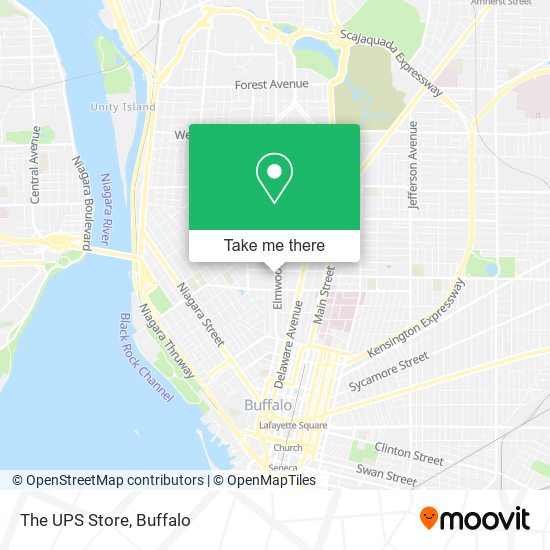 Mapa de The UPS Store