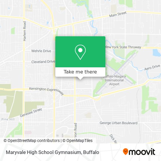 Maryvale High School Gymnasium map