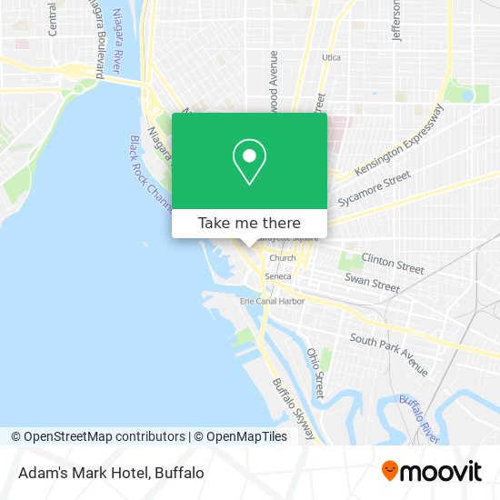 Adam's Mark Hotel map