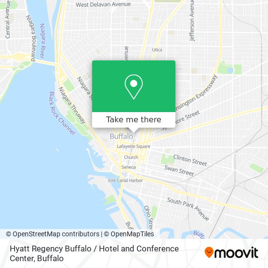 Hyatt Regency Buffalo / Hotel and Conference Center map