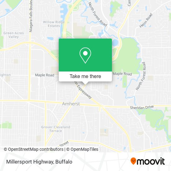 Mapa de Millersport Highway