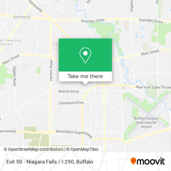 Mapa de Exit 50 - Niagara Falls / I-290