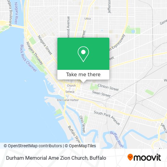 Mapa de Durham Memorial Ame Zion Church
