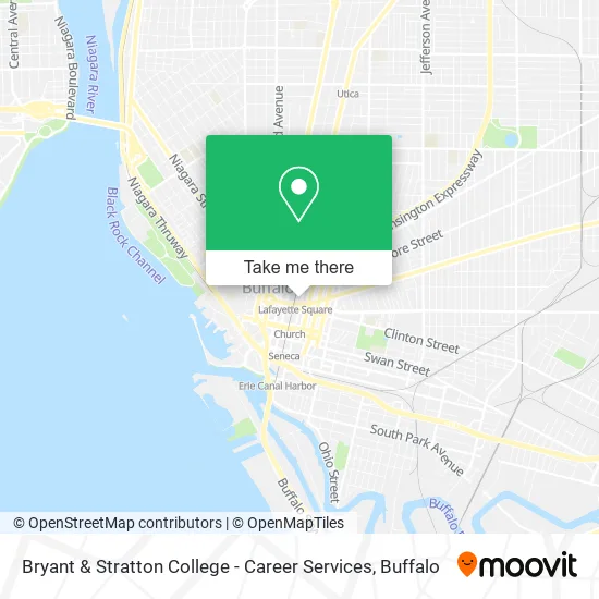 Bryant & Stratton College - Career Services map