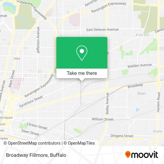 Mapa de Broadway Fillmore