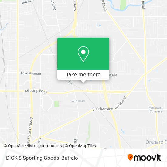 DICK'S Sporting Goods map