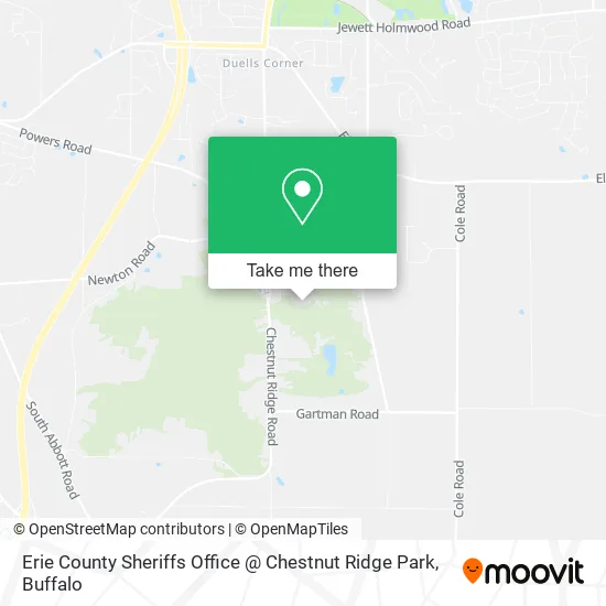 Erie County Sheriffs Office @ Chestnut Ridge Park map