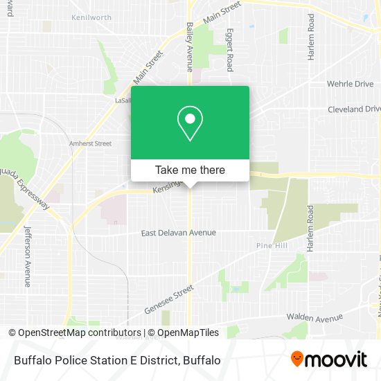 Mapa de Buffalo Police Station E District