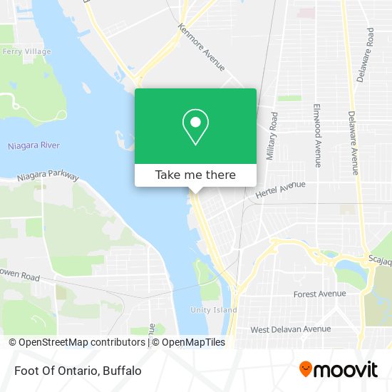 Foot Of Ontario map