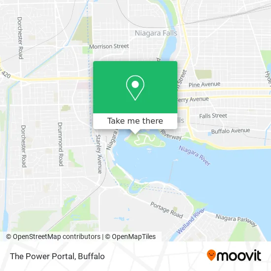 The Power Portal map