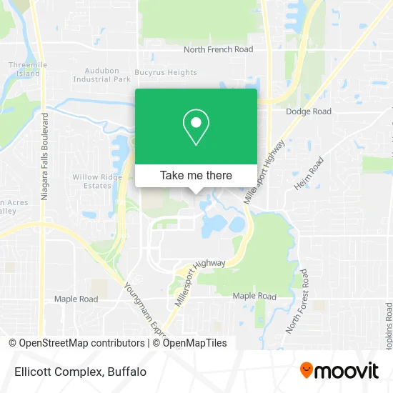Ellicott Complex map