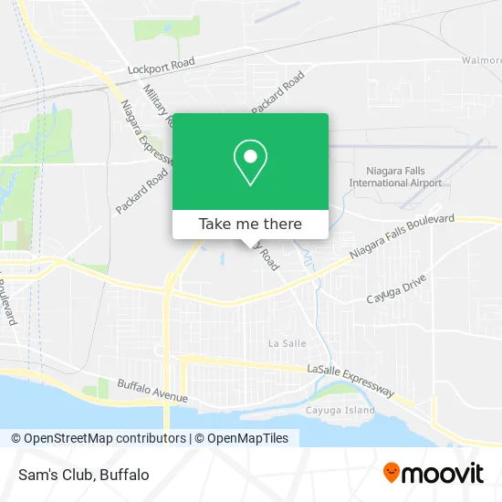 Sam's Club map