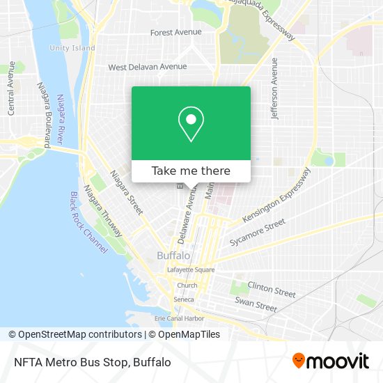 NFTA Metro Bus Stop map