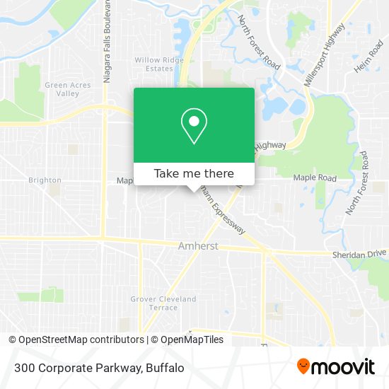 300 Corporate Parkway map