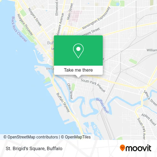 St. Brigid's Square map