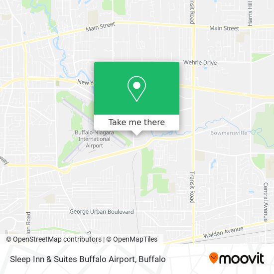 Sleep Inn & Suites Buffalo Airport map