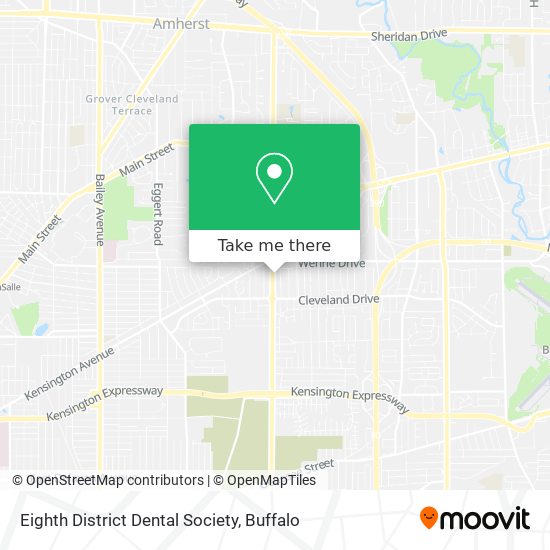 Mapa de Eighth District Dental Society