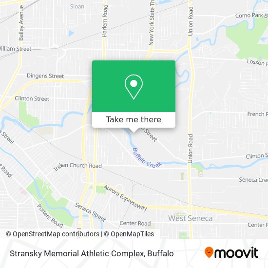 Stransky Memorial Athletic Complex map