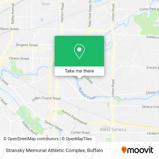 Stransky Memorial Athletic Complex map