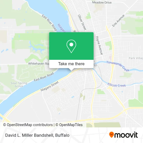 David L. Miller Bandshell map